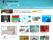 Tablet Screenshot of penguingame.org